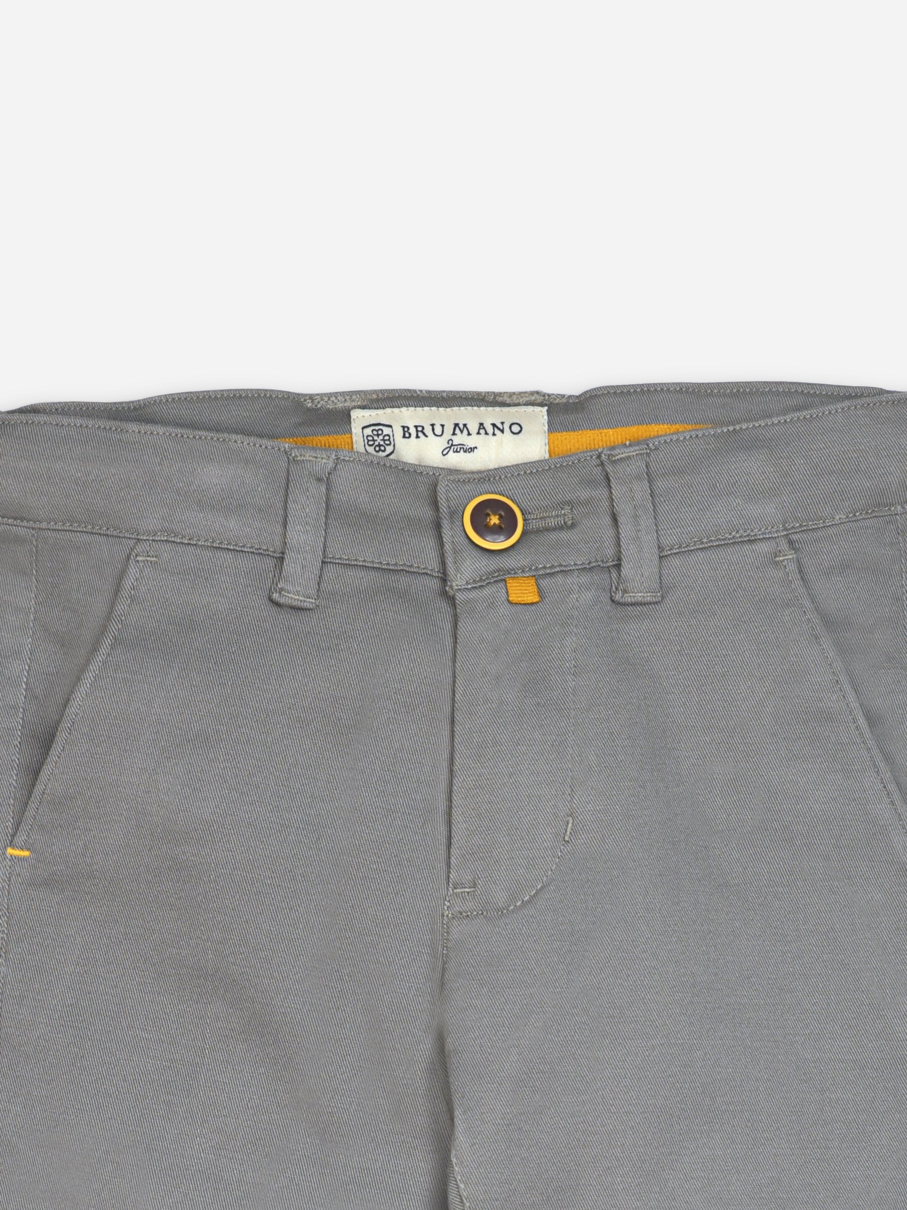 Grey Casual Twill Trouser