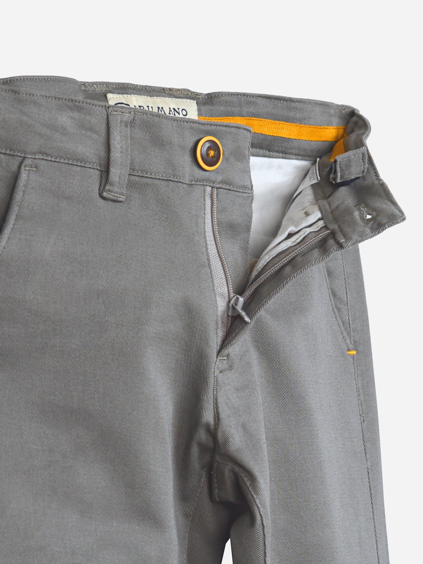 Grey Casual Twill Trouser