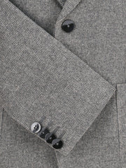 Grey Dobby Wool Cashmere Blazer - Sartoria