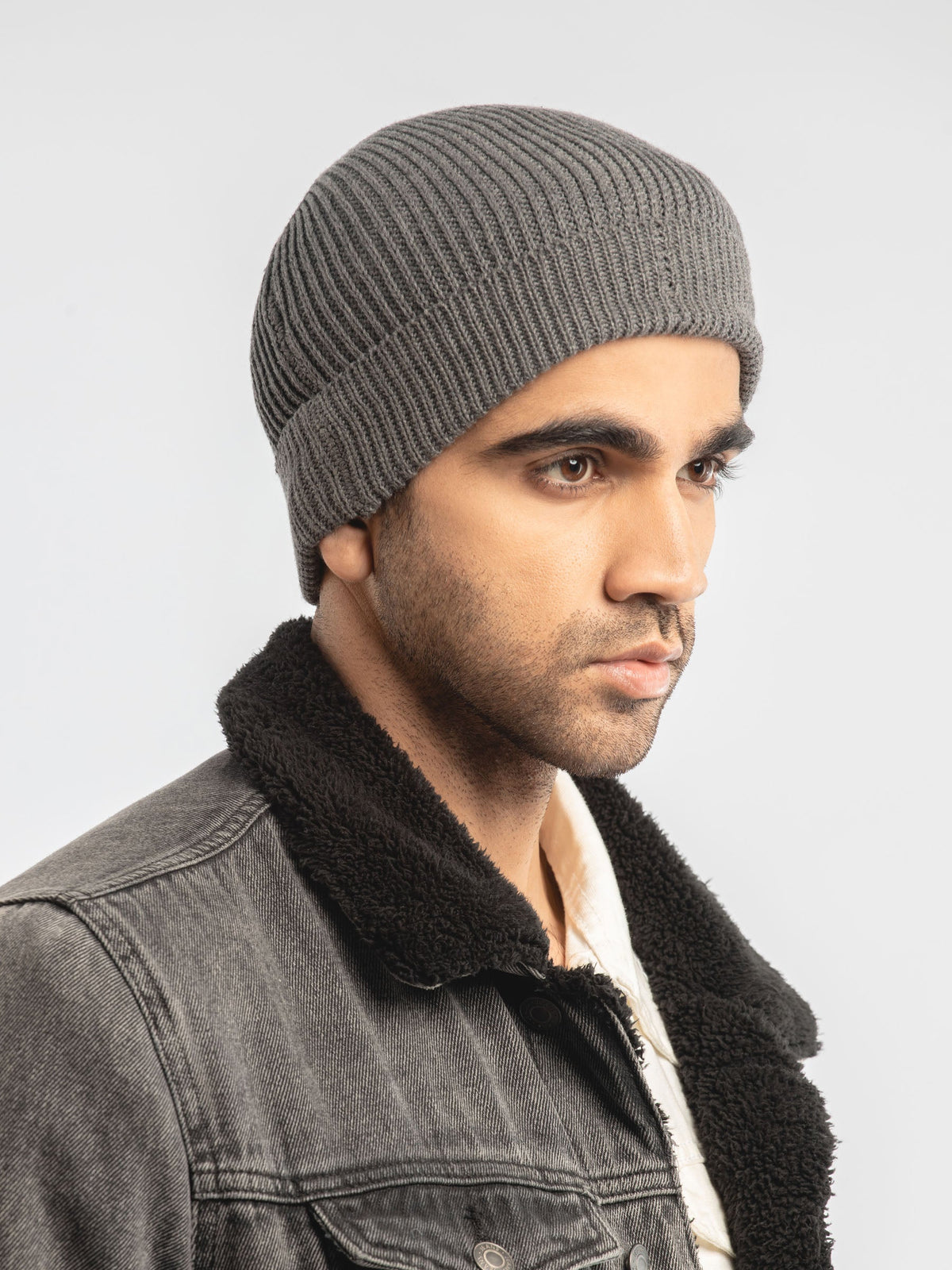 Grey Melange Beanie Cap