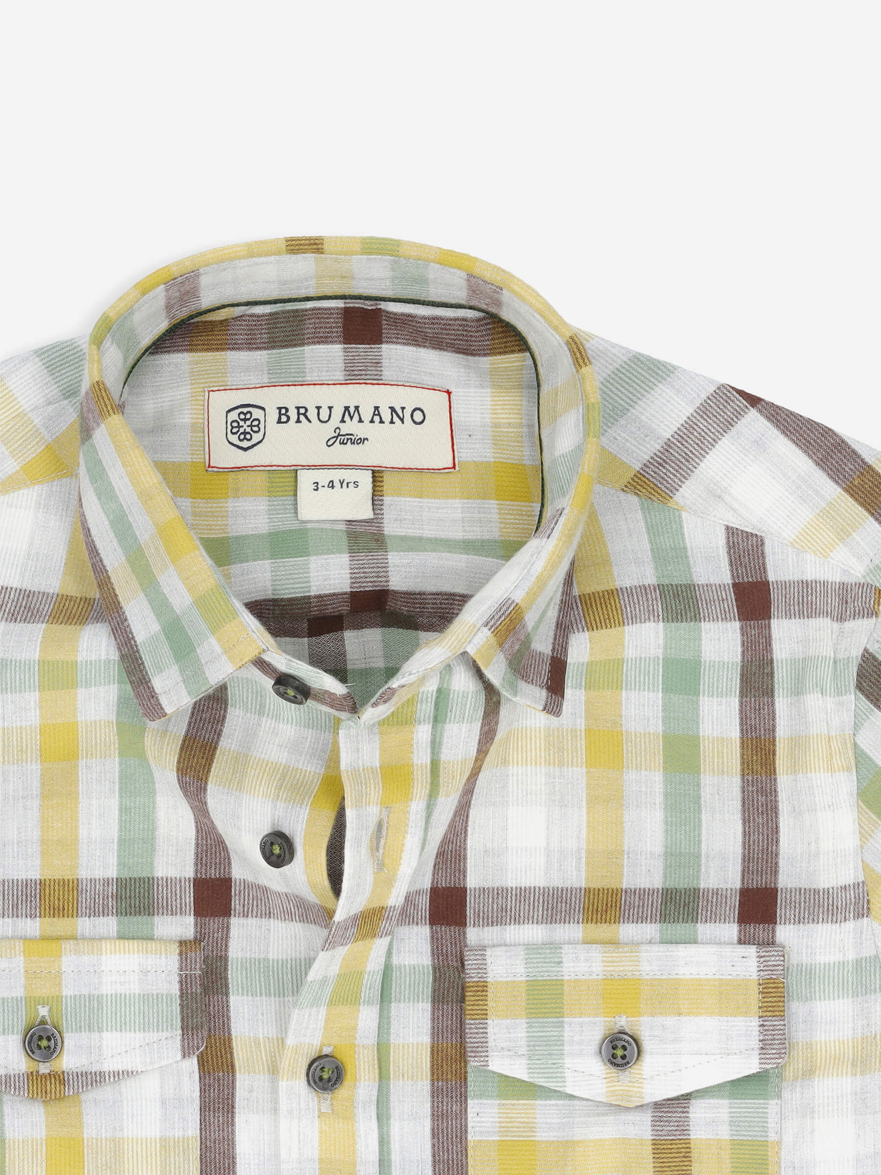 Grey Multi Color Corduroy Checked Casual Shirt