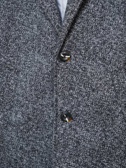 Grey Wool Blended Over Coat