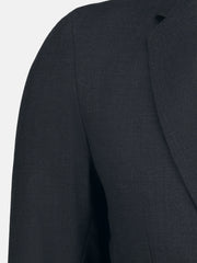 Grey Wool Structured Formal Blazer