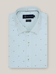 Grey & Black Dobby Formal Shirt
