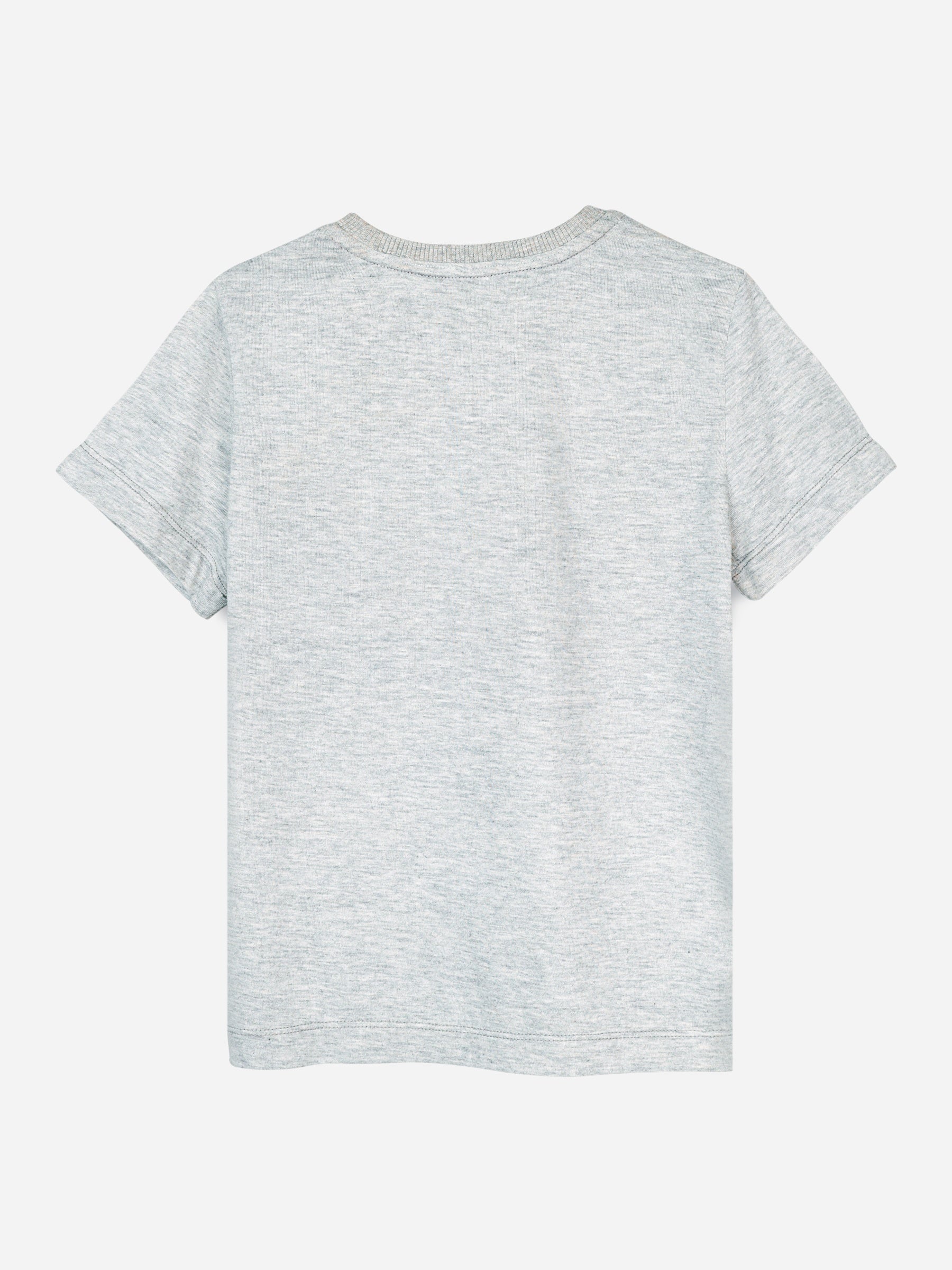 Heather Grey Graphic Printed Casual T-Shirt