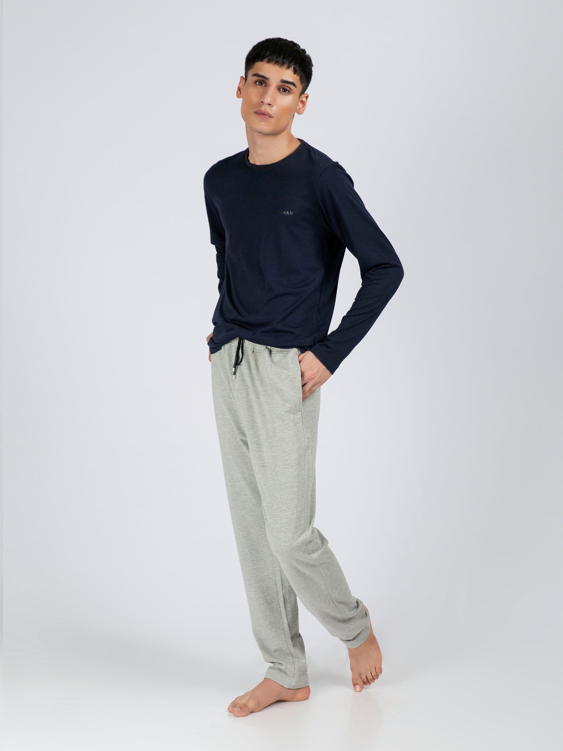 Heather Grey Knitted Pajama