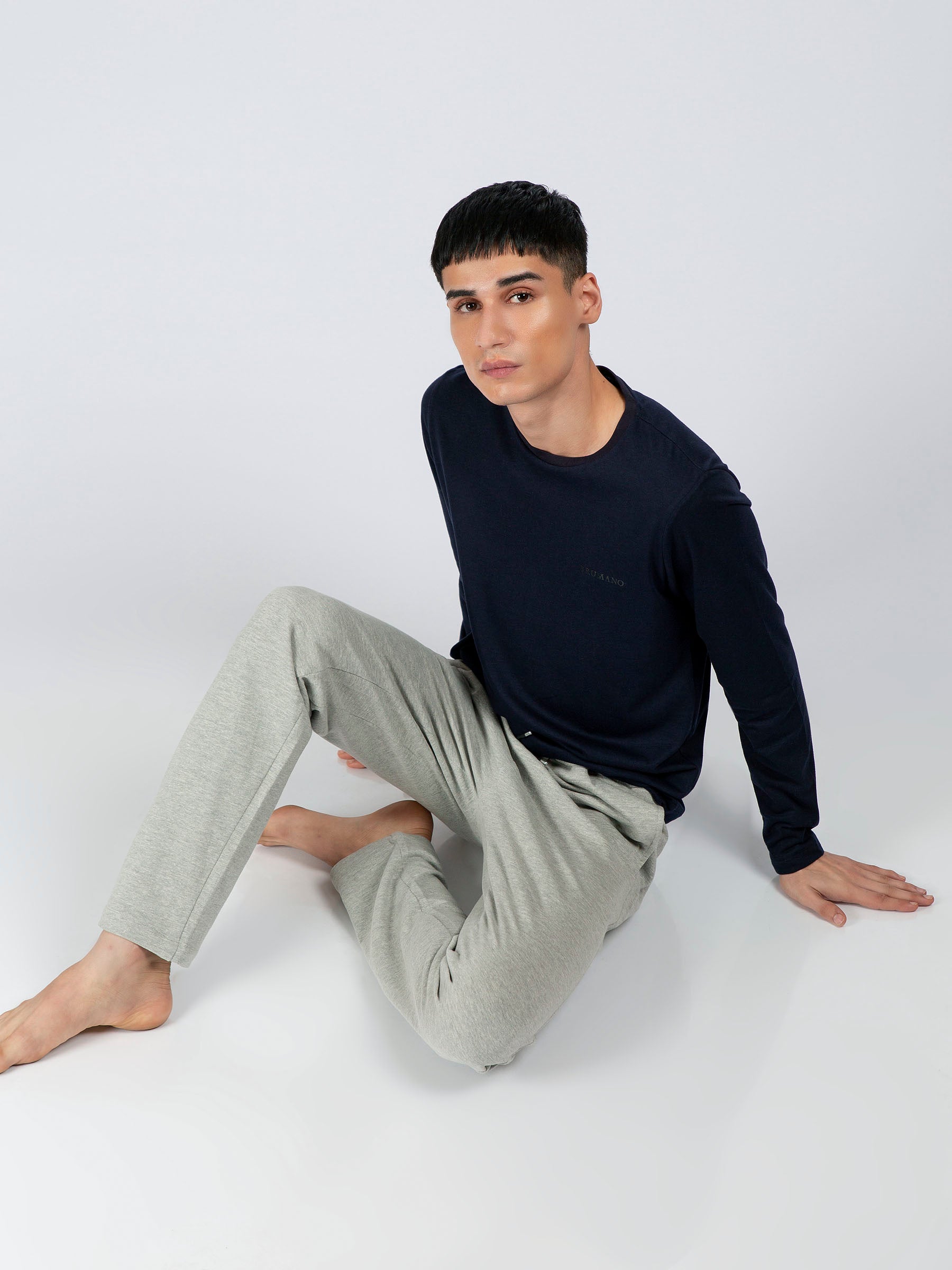 Heather Grey Knitted Pajama