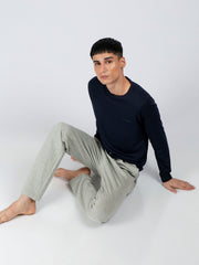 Heather Grey Knitted Pajama