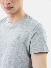 Heather Grey Neppy Crew Neck T-Shirt