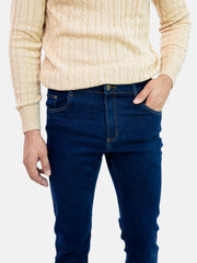 Indigo Straight Fit Jeans