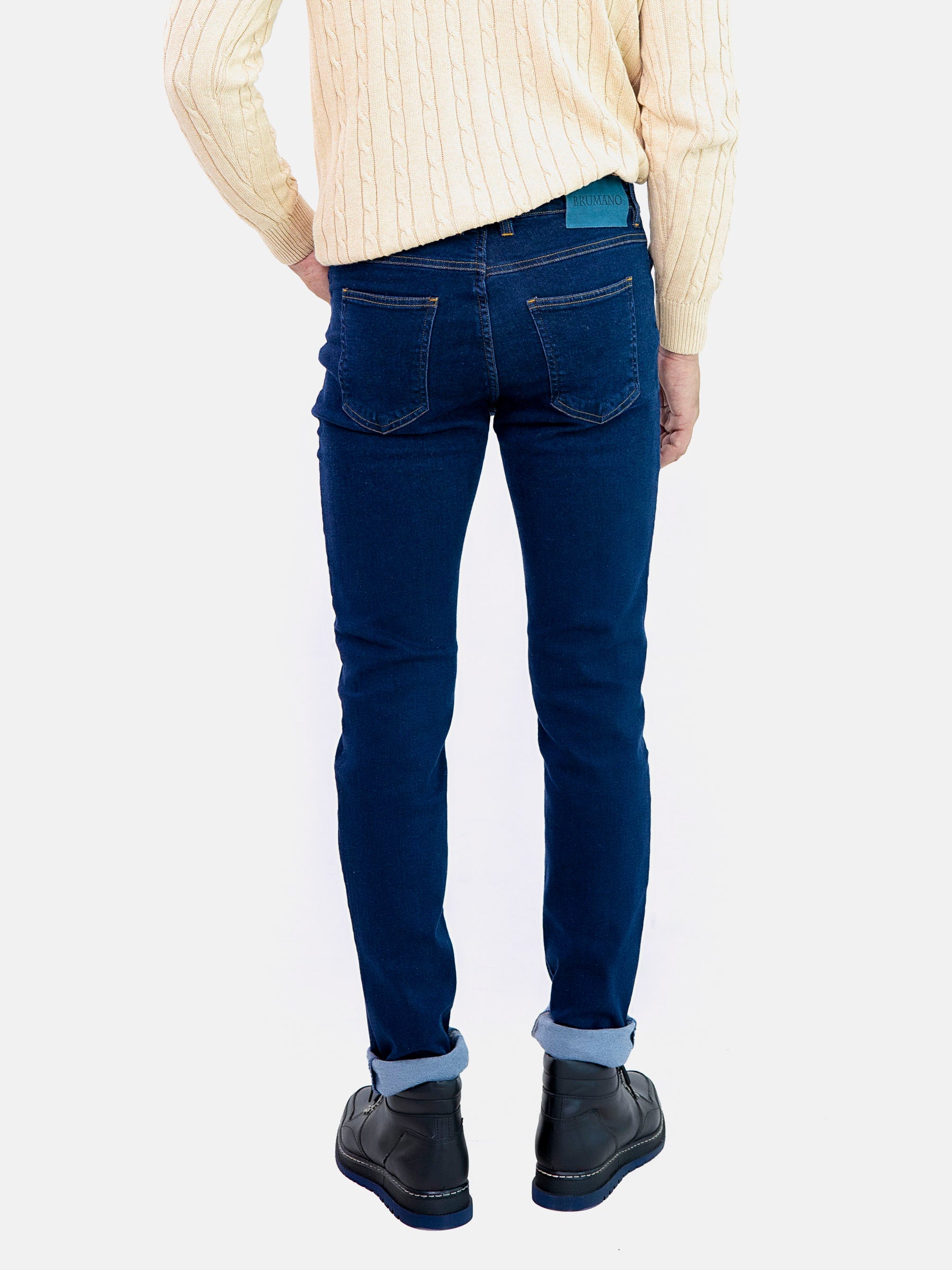 Indigo Straight Fit Jeans