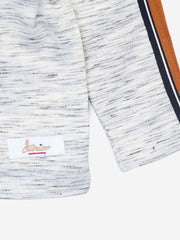 Inject Patterned Sweatshirt With Orange Stripe Detailing