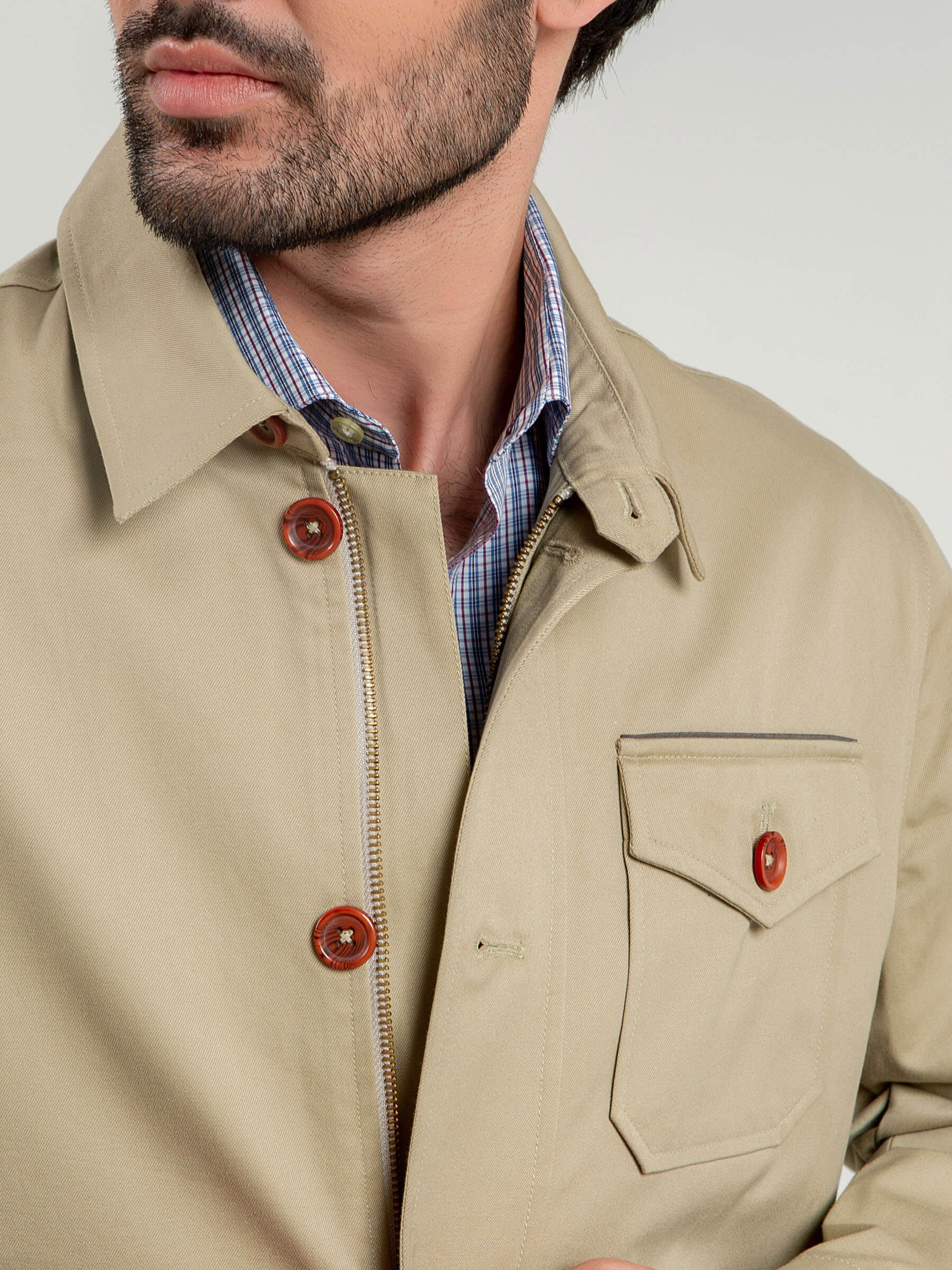 Khaki Technical Jacket