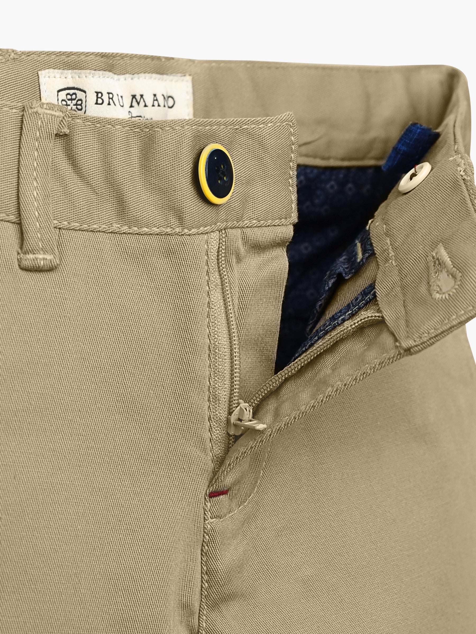 Khaki Twill Casual Trouser