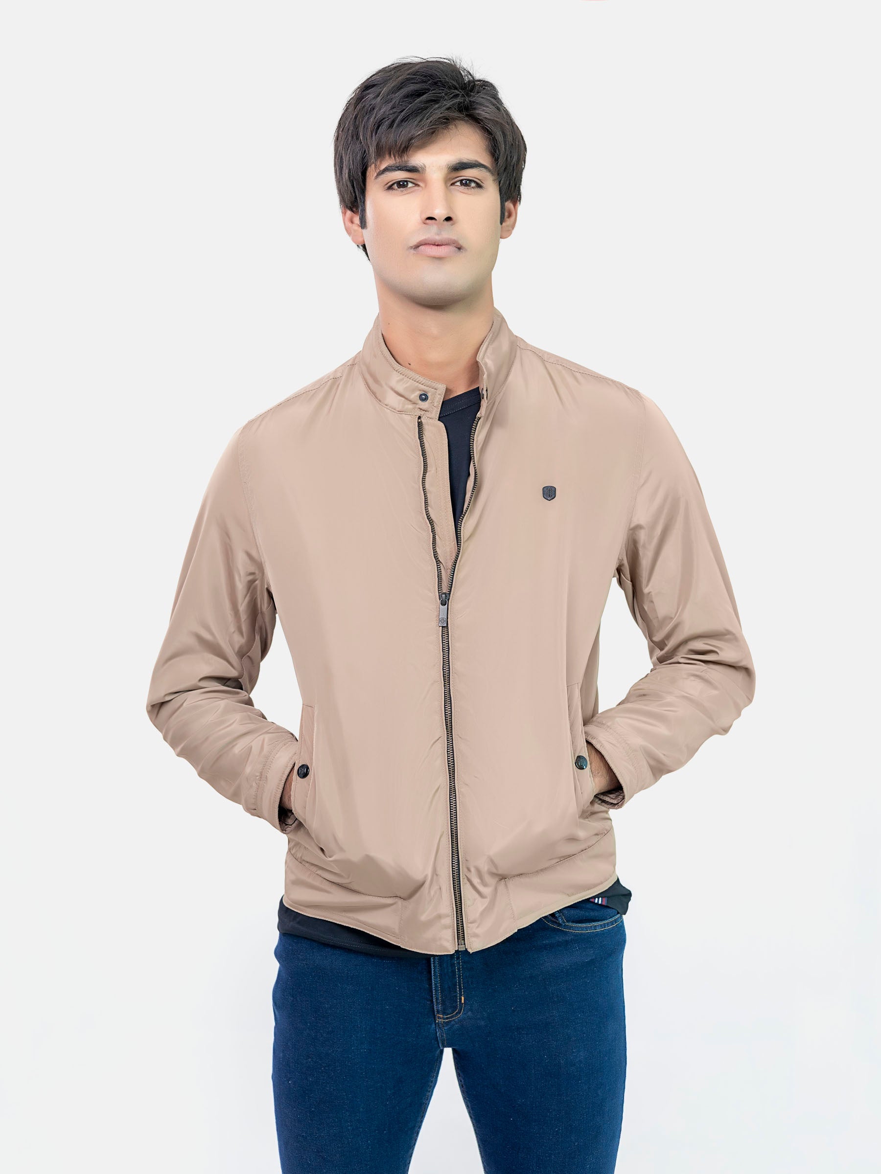 Khaki Light Weight Harrington Jacket