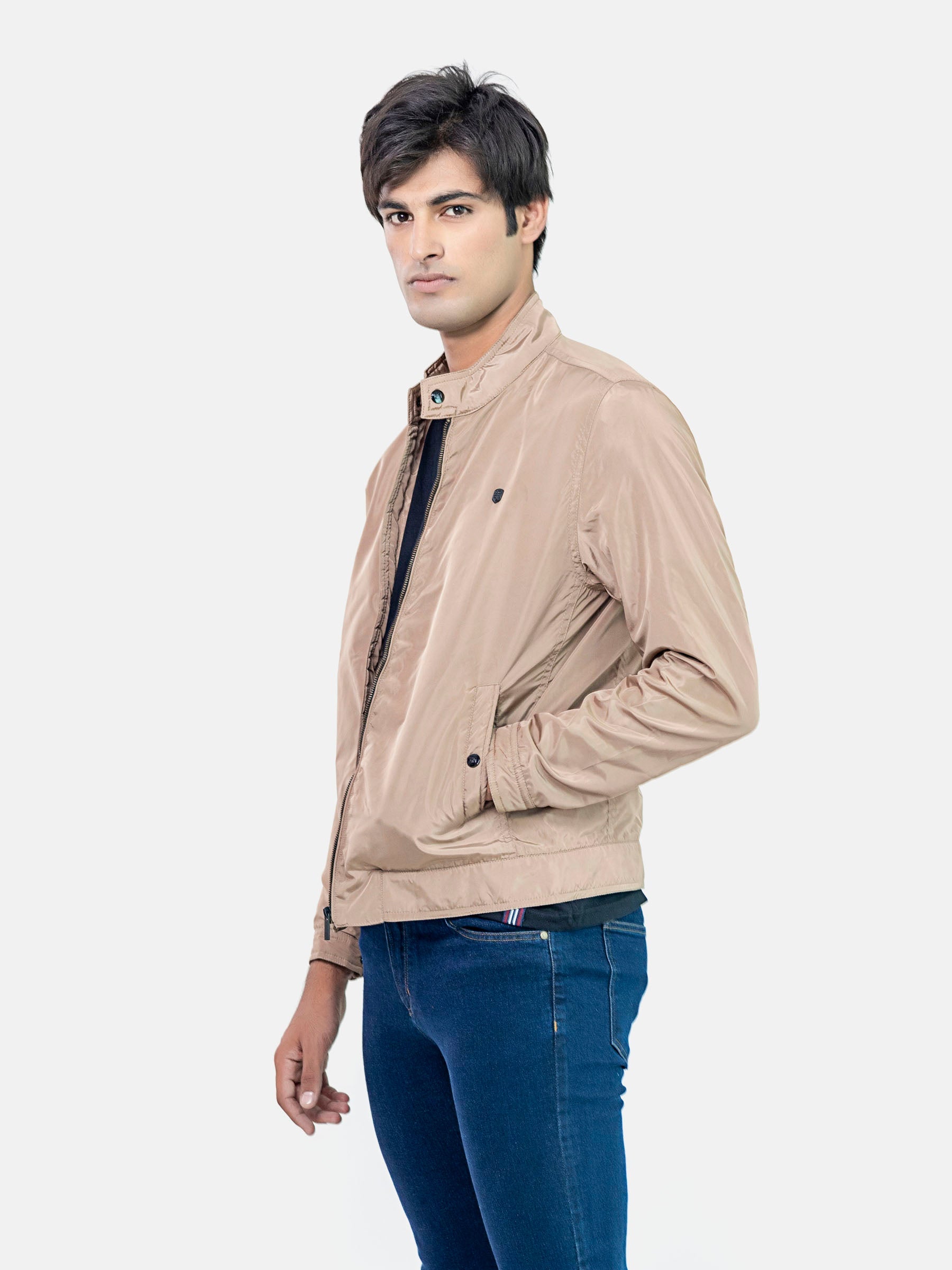 Khaki Light Weight Harrington Jacket