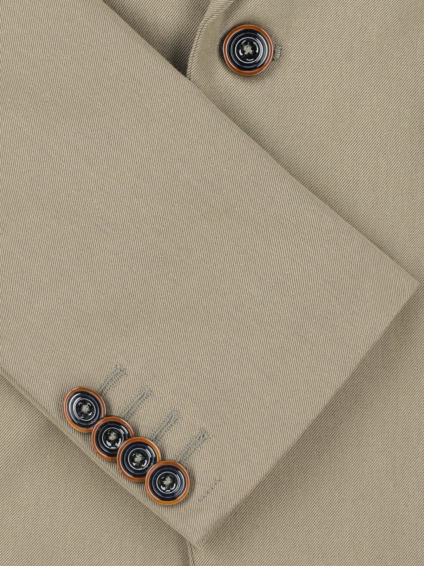 Khaki Twill Blazer