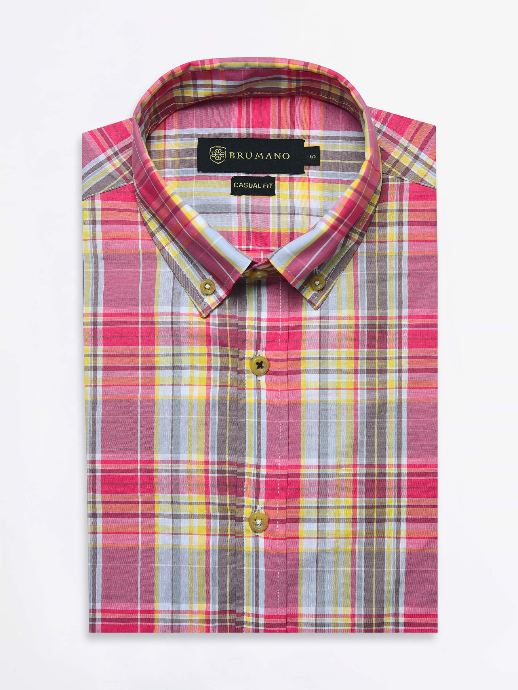 Large Pink Checkered Shirt