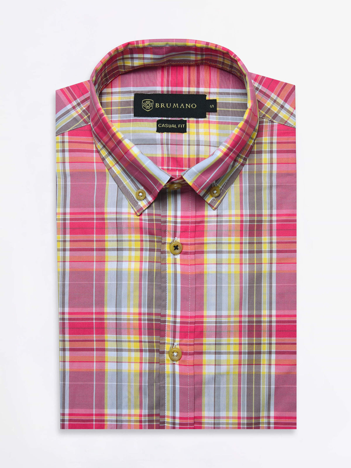 Large Pink Checkered Shirt