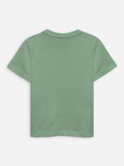 Laurel Green 100% Cotton Casual Tee