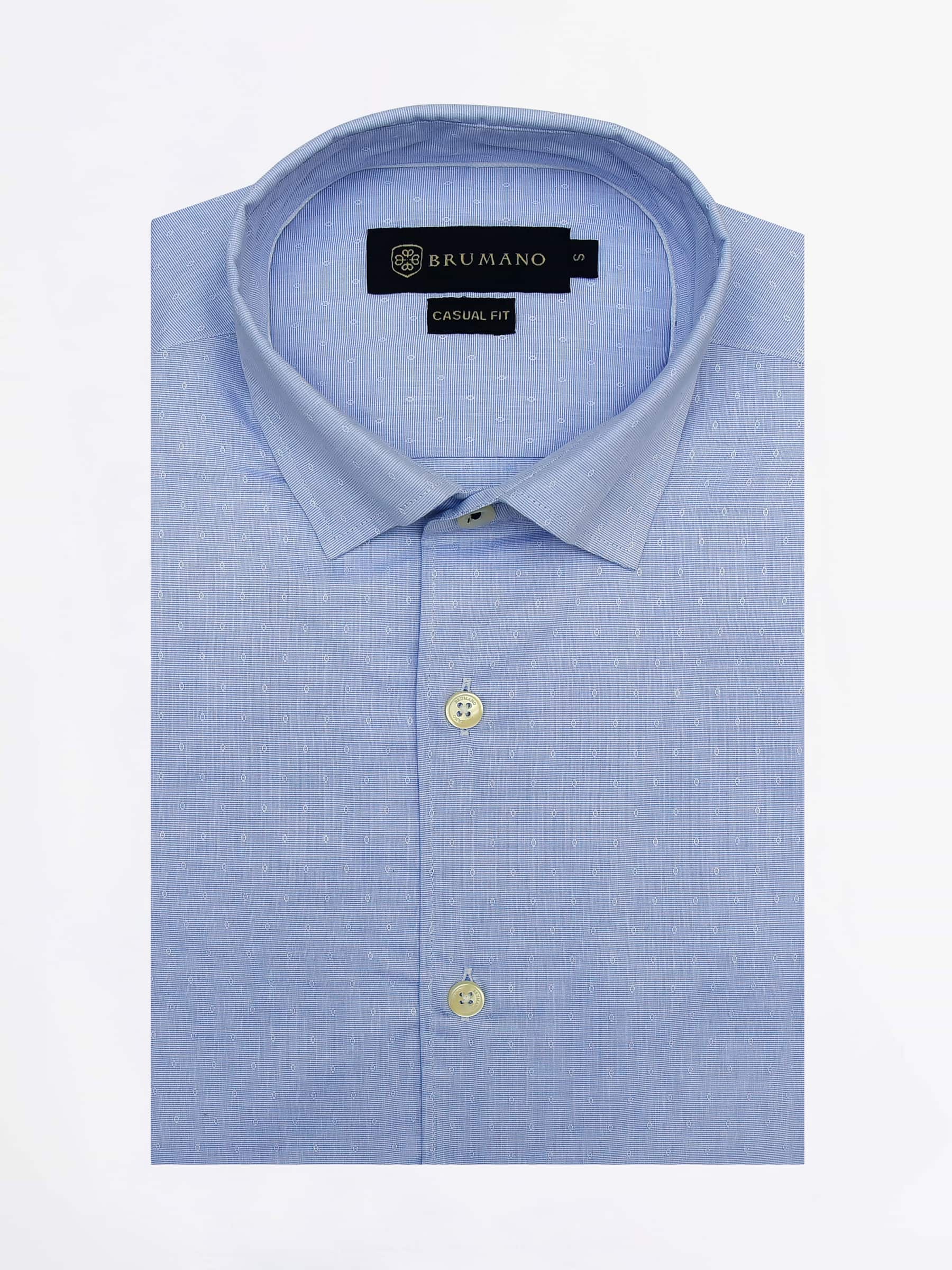 Light Blue Dobby Shirt