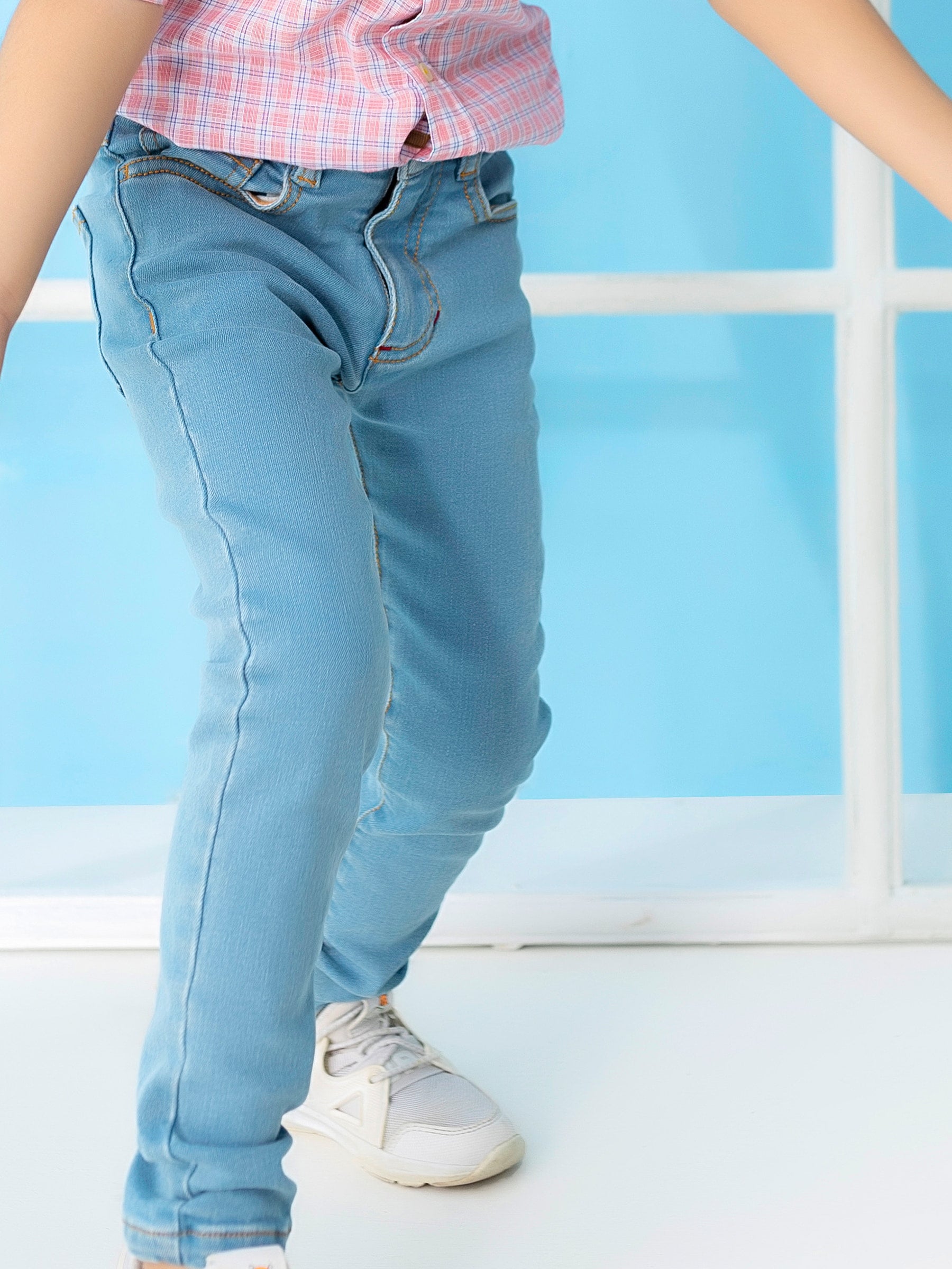 Light Blue Slimfit Casual Jeans