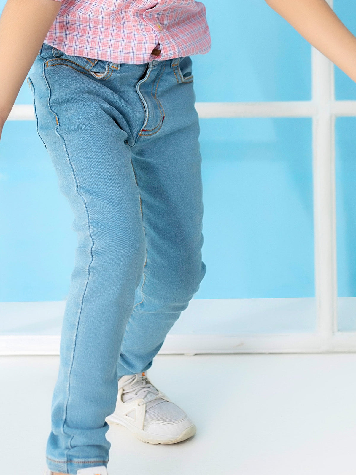 Light Blue Slimfit Casual Jeans