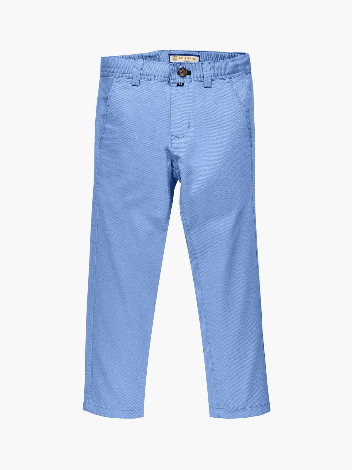 Light Blue Structured Casual Trouser
