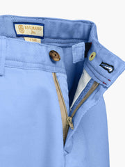 Light Blue Structured Casual Trouser