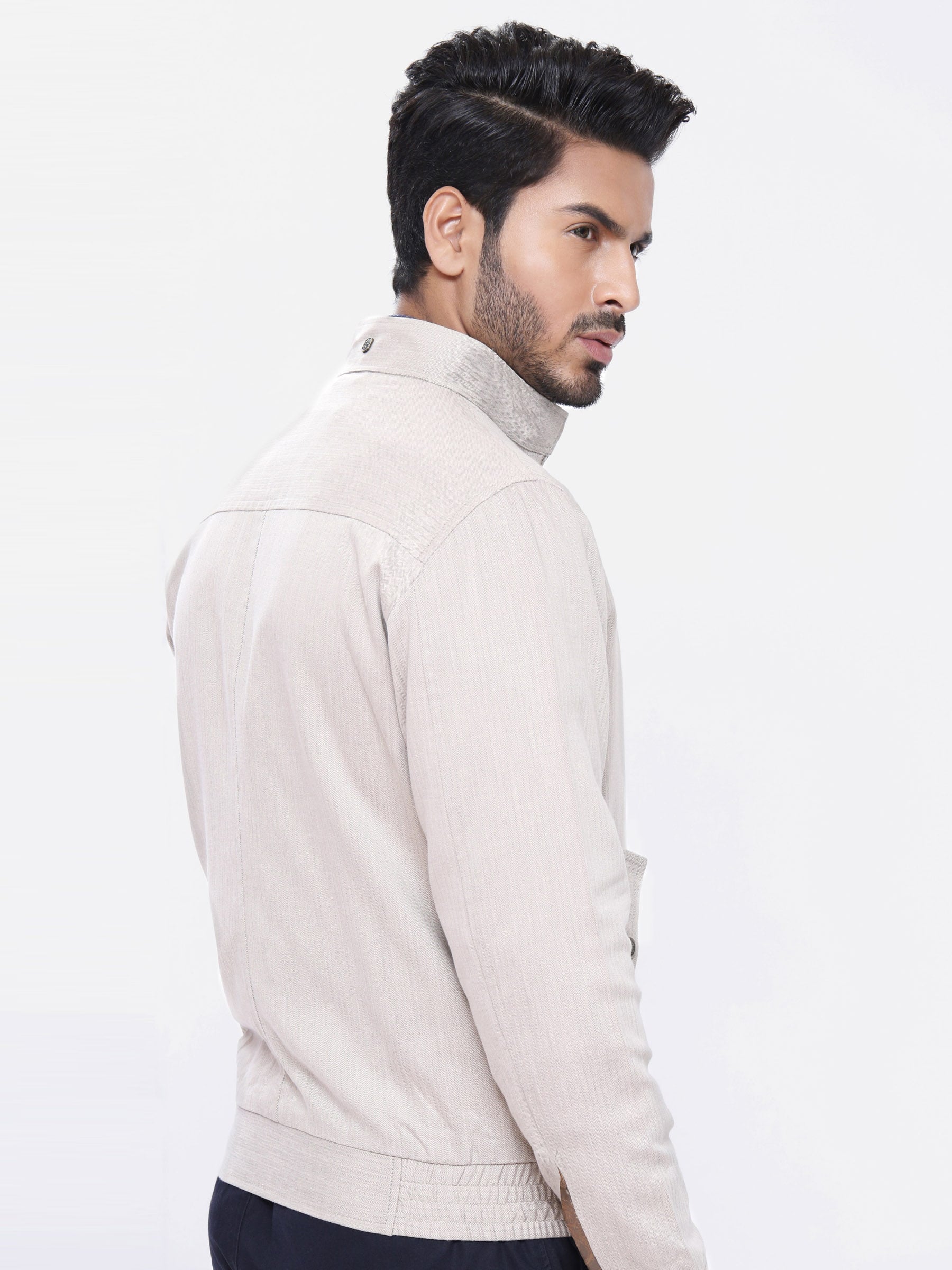 Light Herringbone Jacket