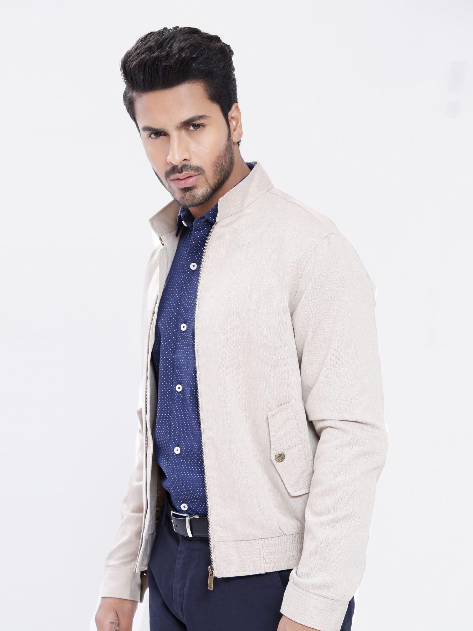 Light Herringbone Jacket