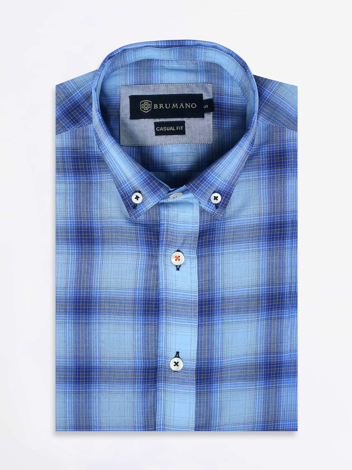 Light Weight Blue Checkered Shirt