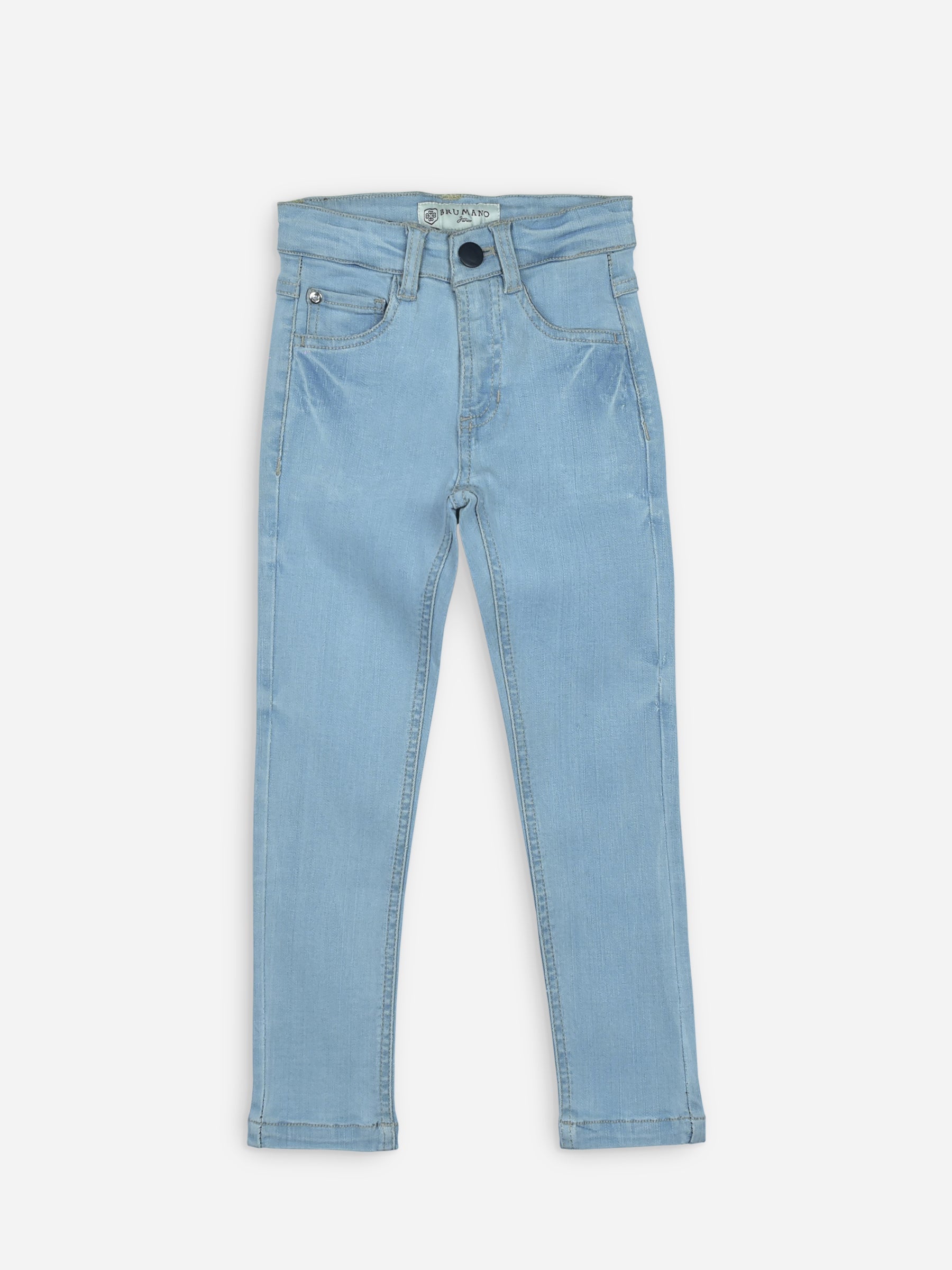 Light Blue Micro Modal Slimfit Casual Jeans