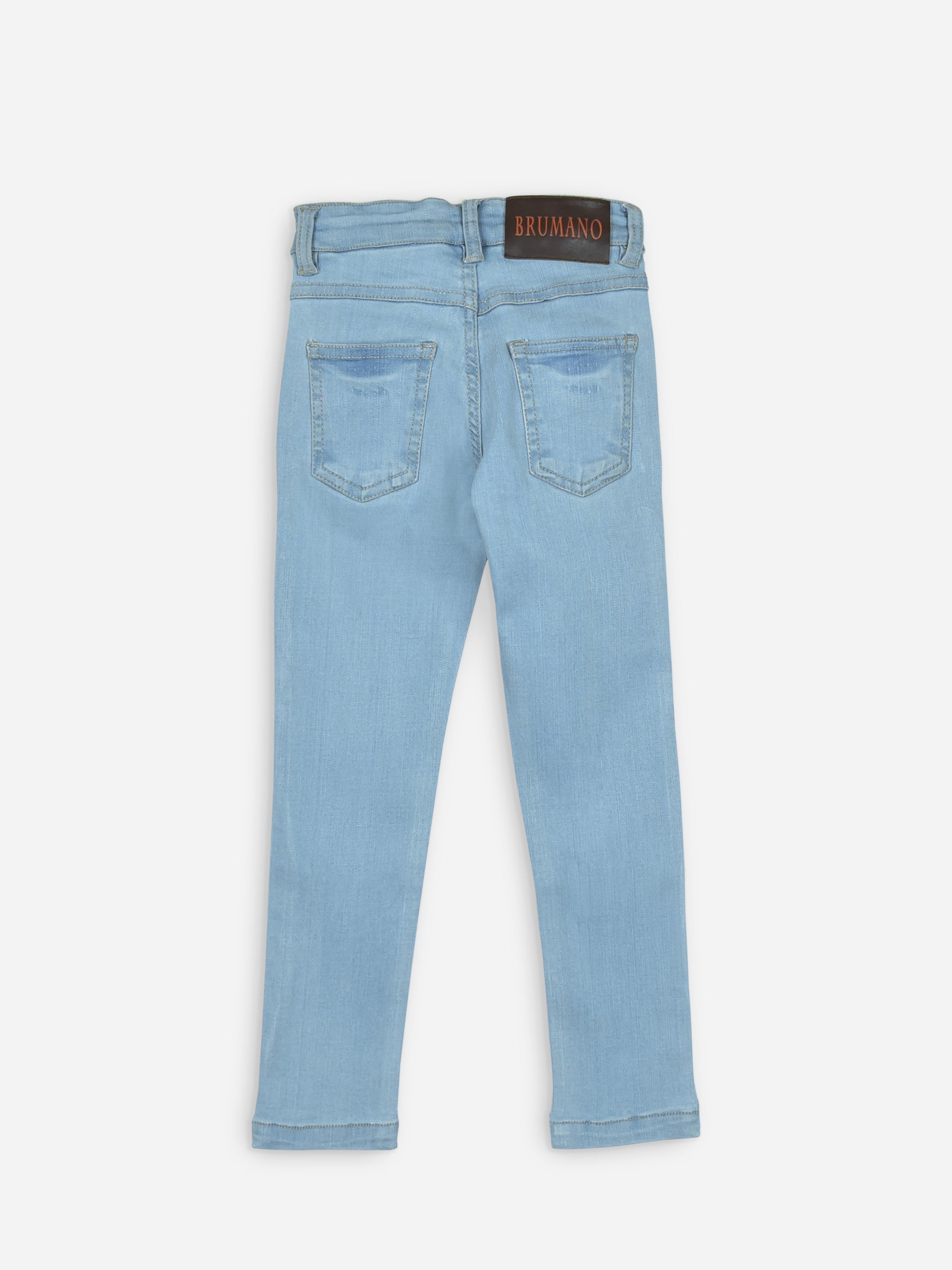 Light Blue Micro Modal Slimfit Casual Jeans