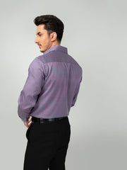 Magenta Geometric Printed Shirt
