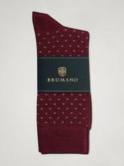 Maroon Cotton Socks