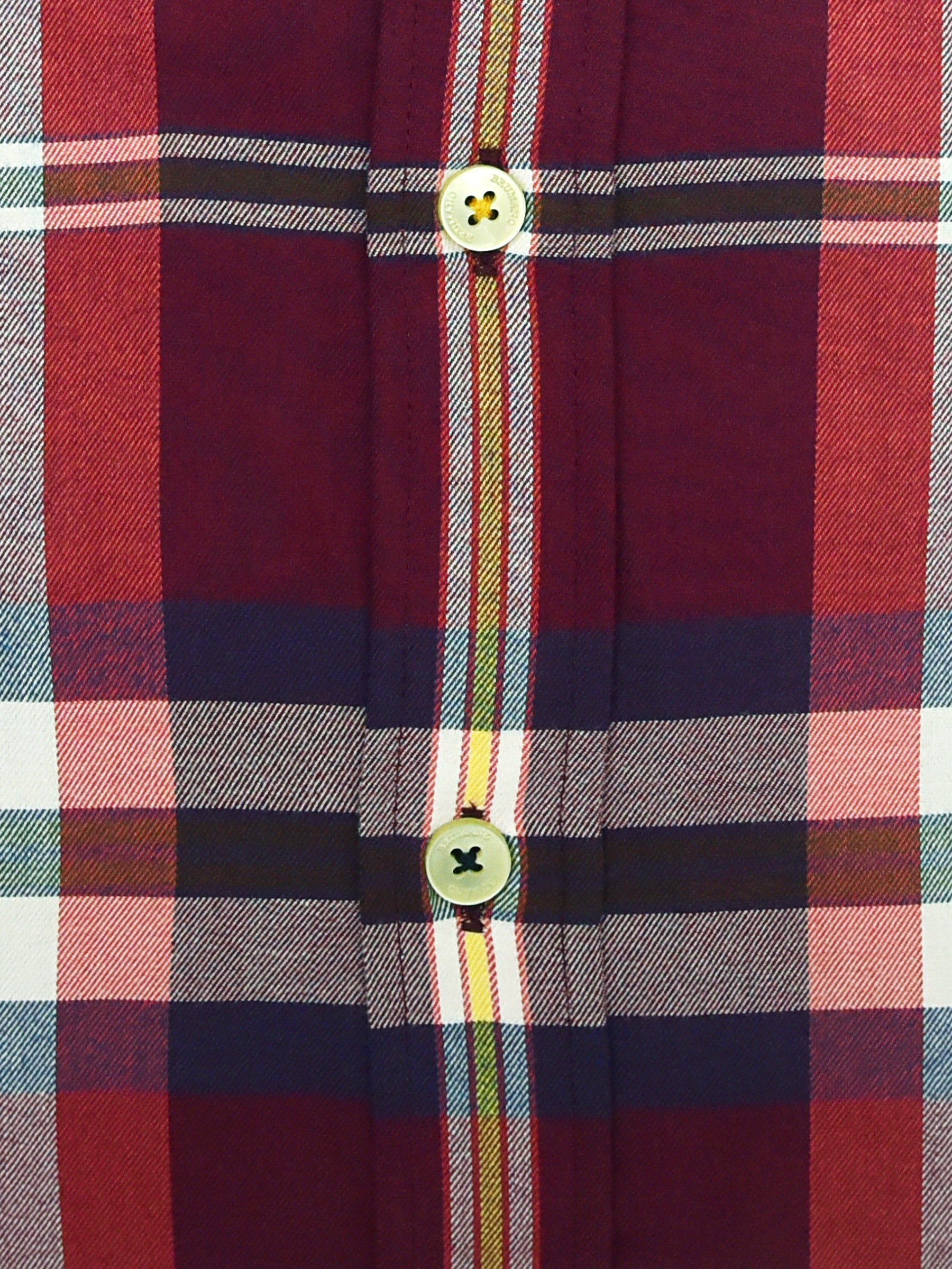 Maroon Flannel Large Checkered Shirt