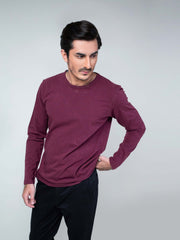 Maroon Long Sleeve T-Shirt