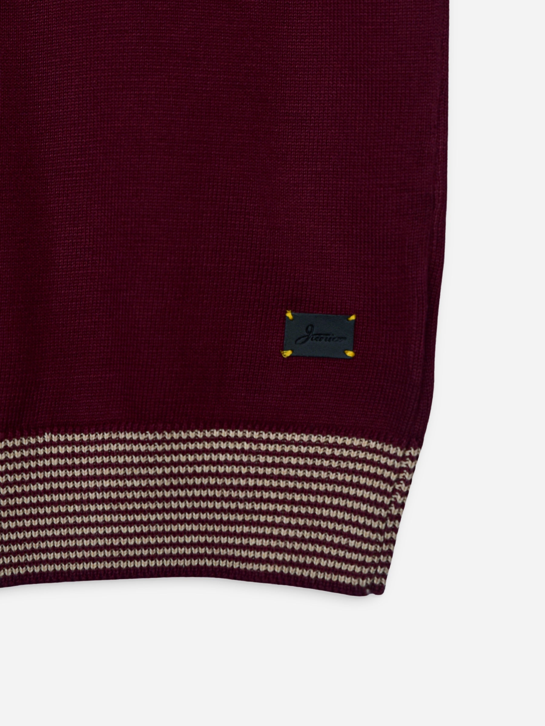 Maroon Sleeveless Casual Sweater