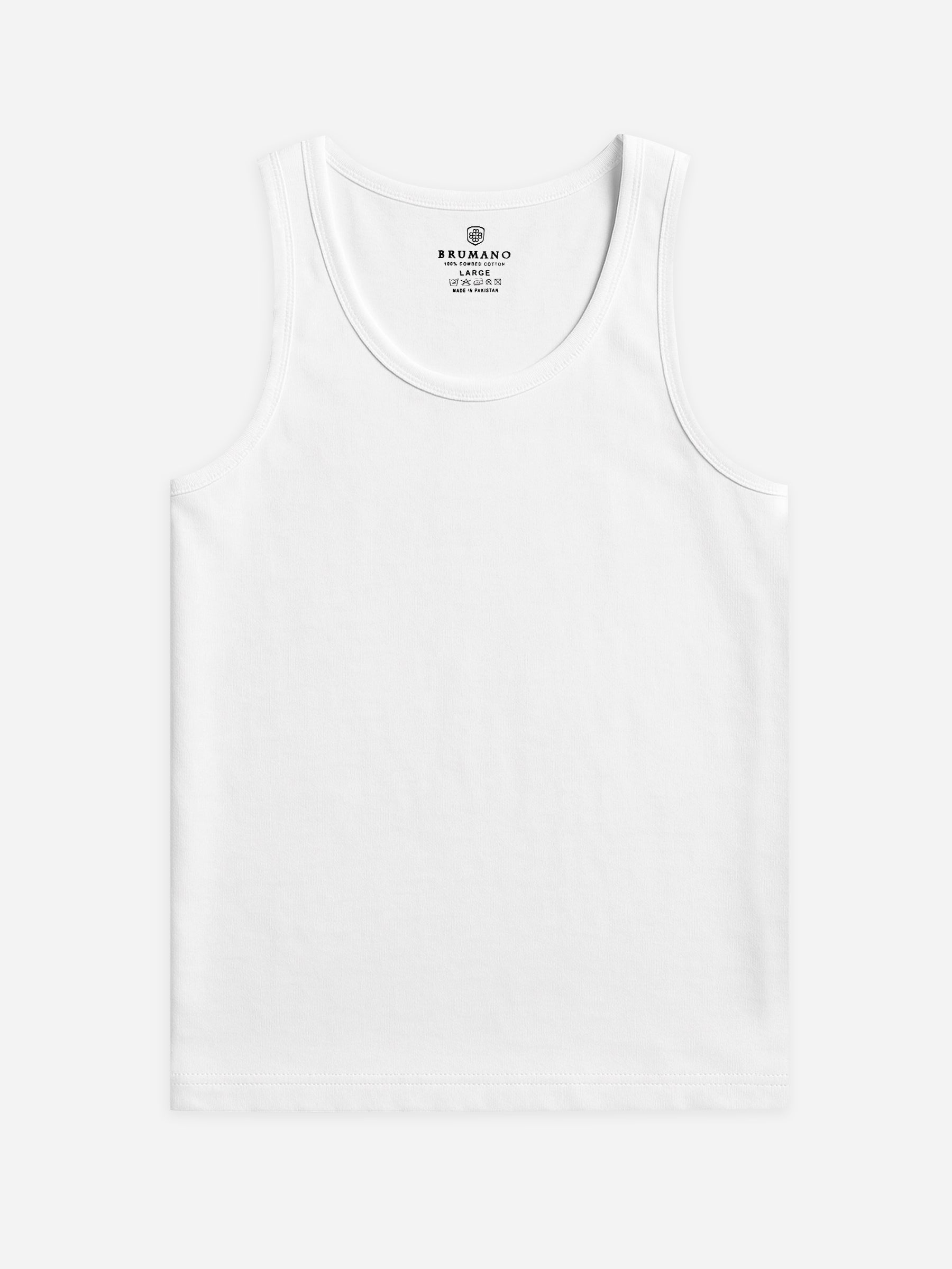 Mens Sleeveless Vest - 100% Combed Cotton