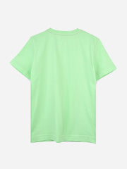 Mint Green Graphic Printed Casual T-shirt