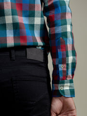 Multi Color Flannel Checkered Shirt