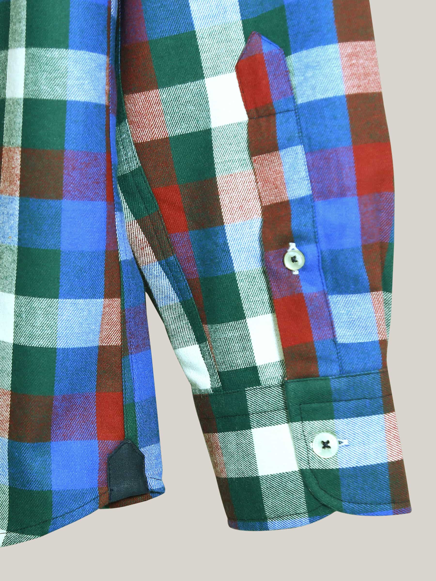 Multi Color Flannel Checkered Shirt
