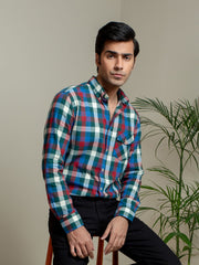 Multi Color Flannel Checkered Shirt
