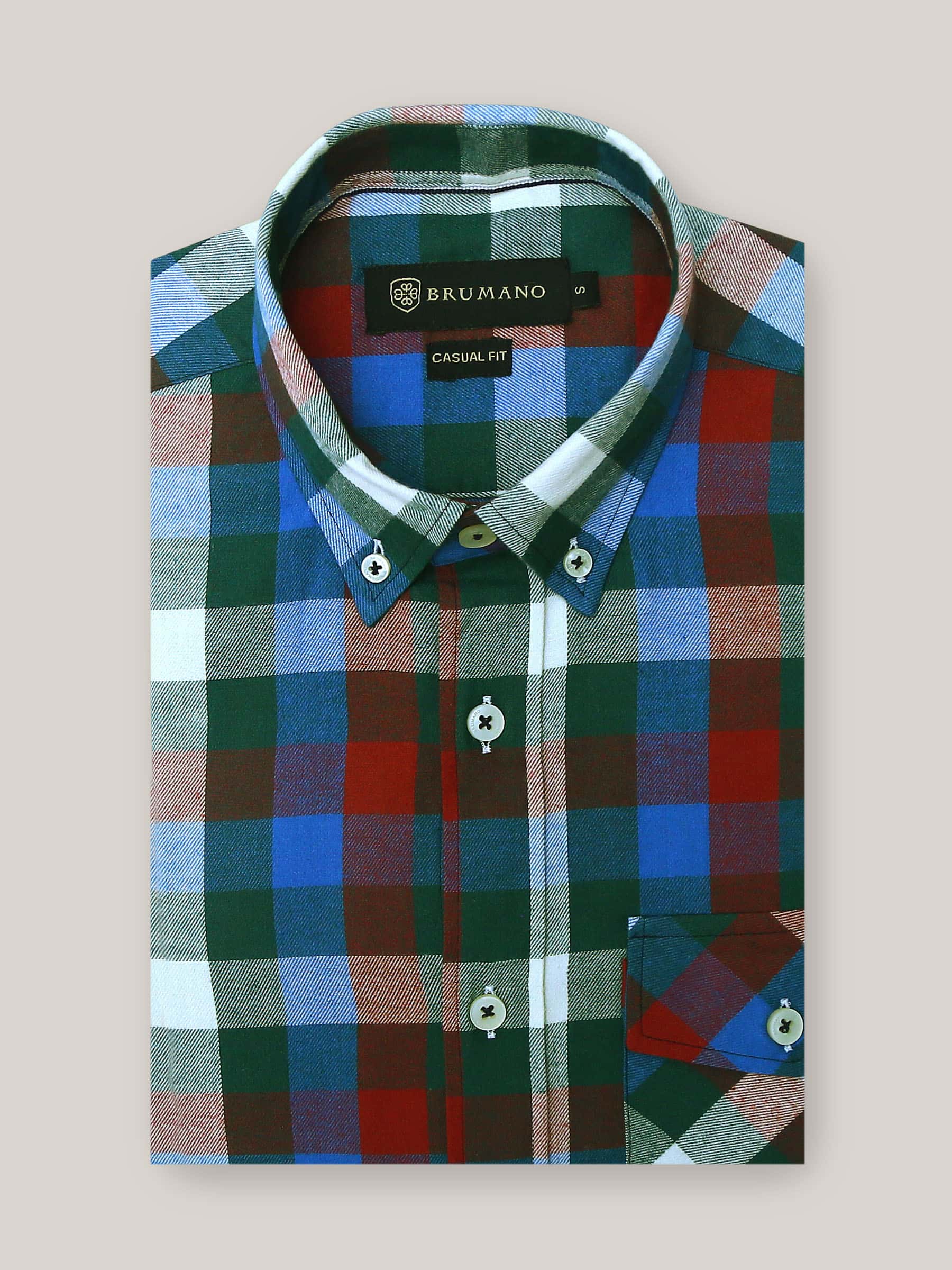 Multi Color Flannel Checkered Shirt