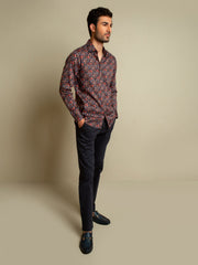 Multi Color Floral Printed Shirt