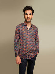 Multi Color Floral Printed Shirt