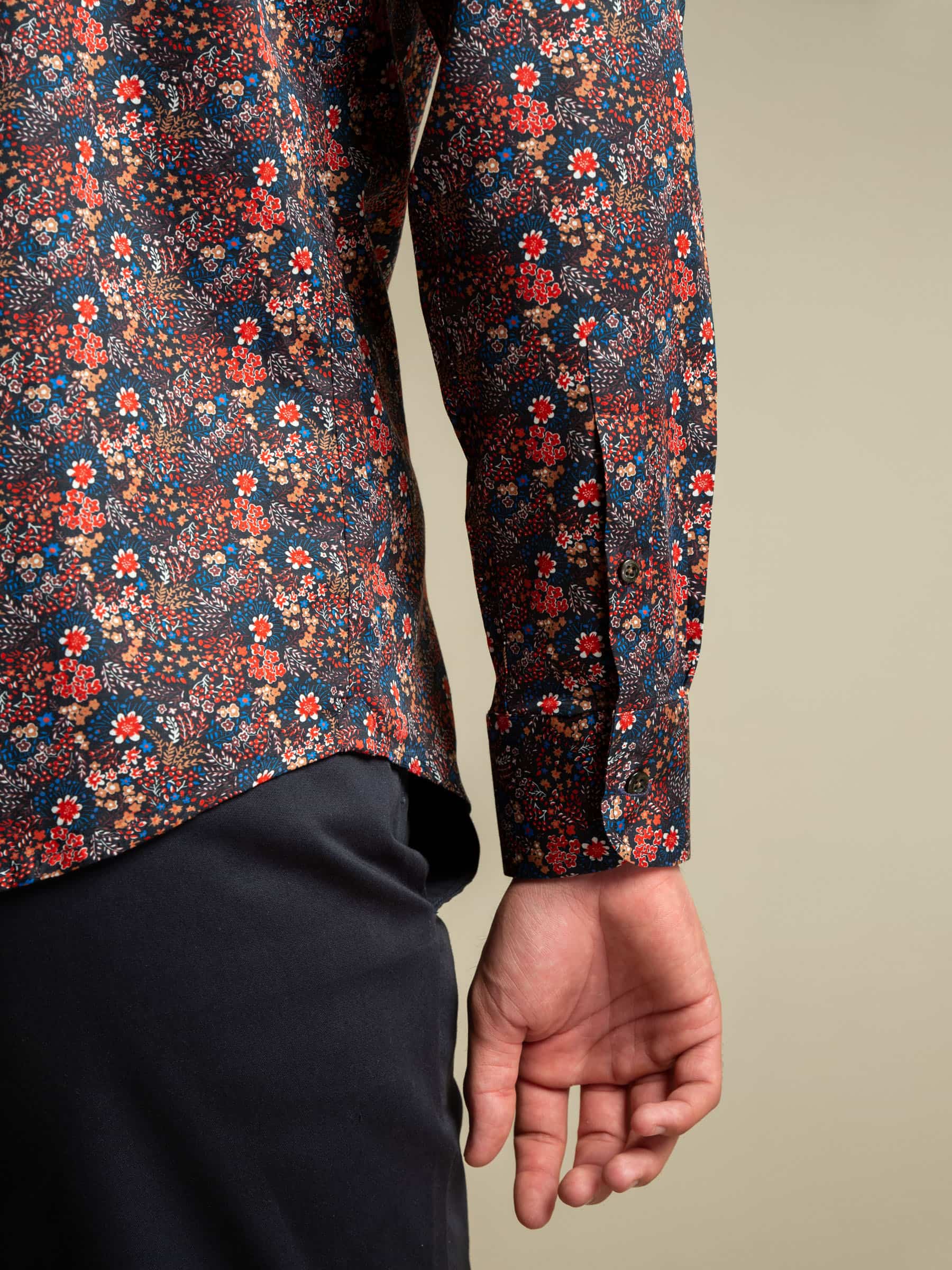 Multi Color Floral Printed Shirt