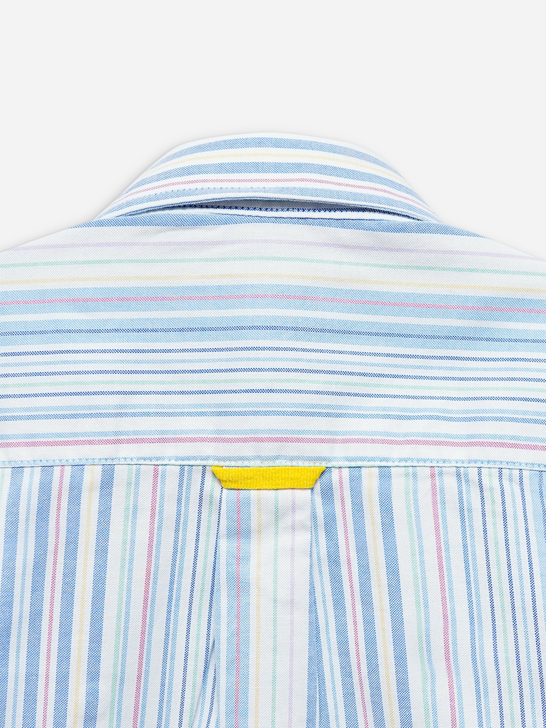 Multi Color Oxford Striped Half Sleeve Casual Shirt