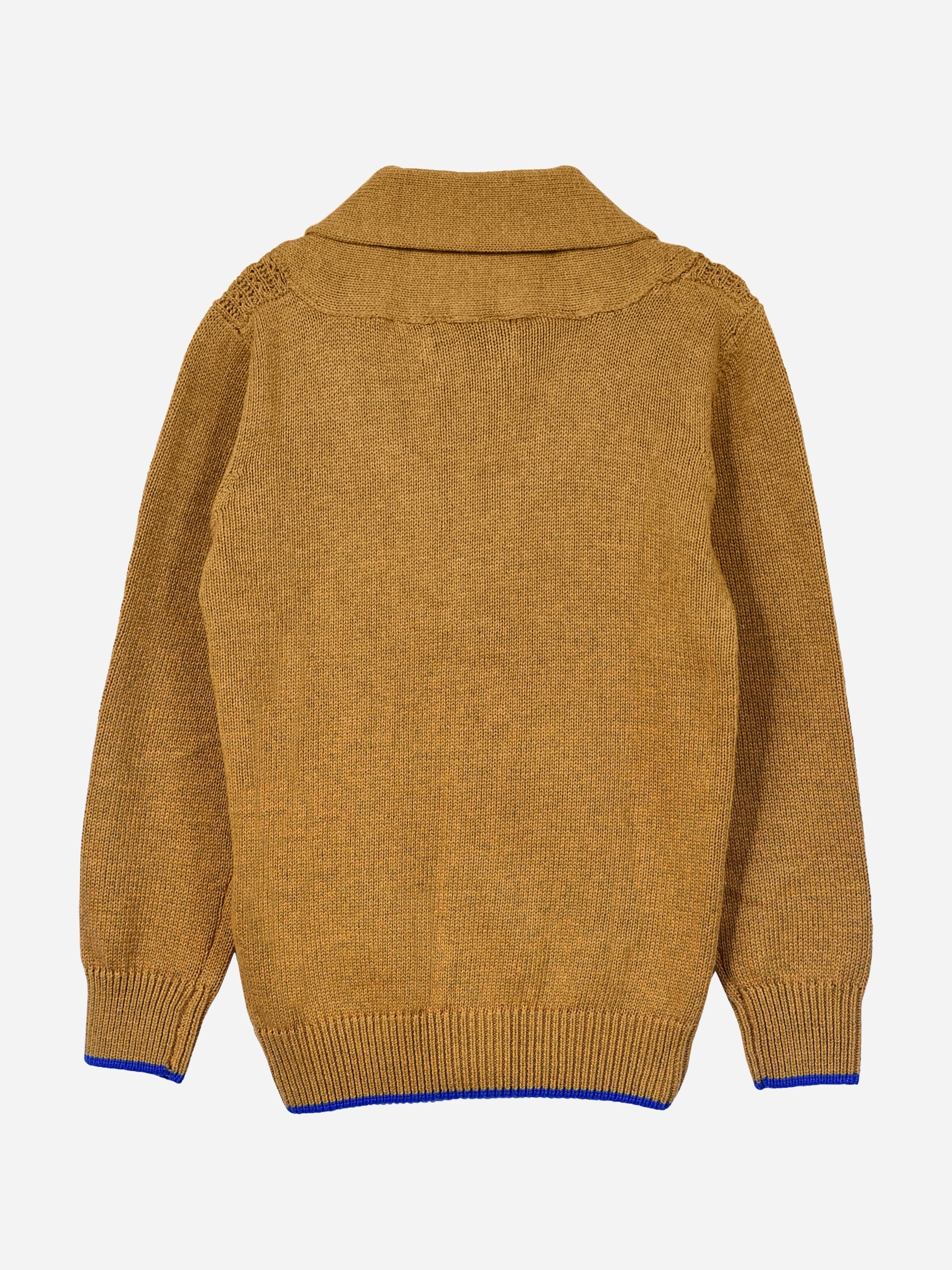Mustard Casual Shawl Collar Cardigan